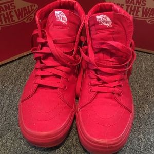 Vans Mono Sk8 Hi Red